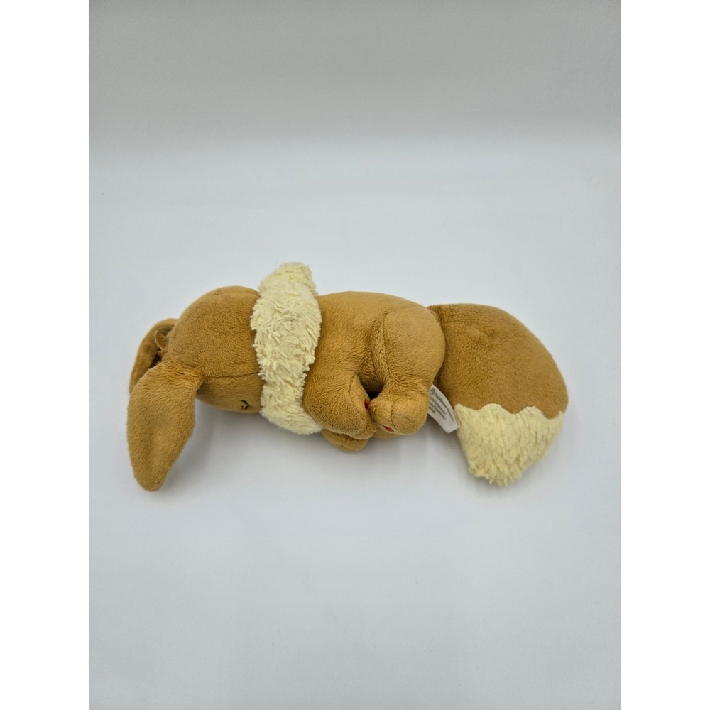 Pokemon Center Eevee Sleeping Plush 12 Inch Stuffed Animal 2019 Nintendo Toy - Picture 2 of 4